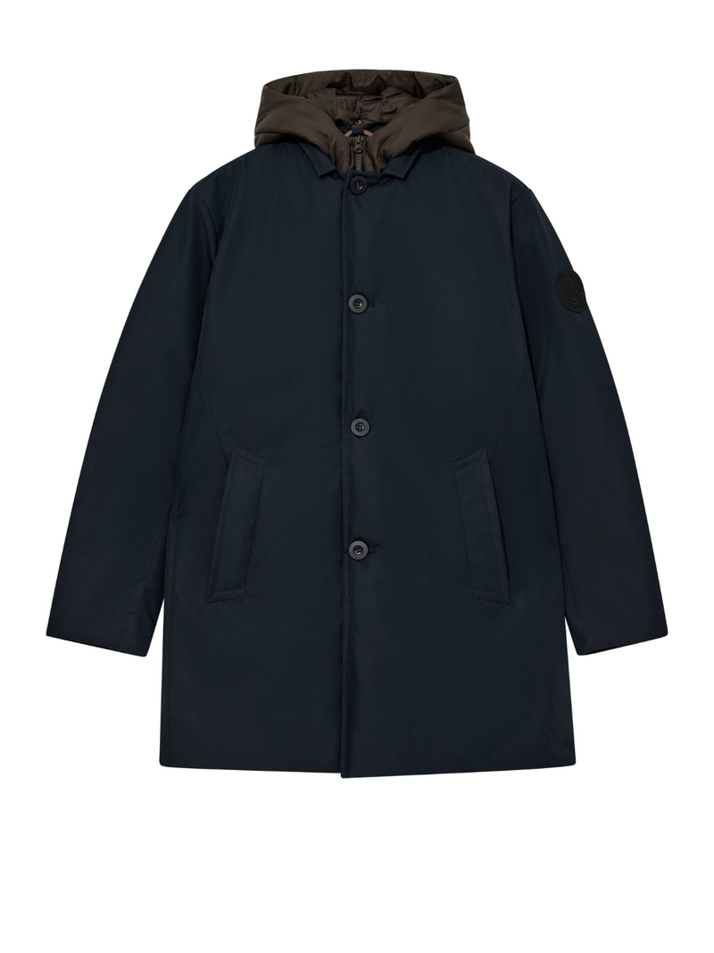 MOS MOSH NAVY REMOVABLE HOOD COAT