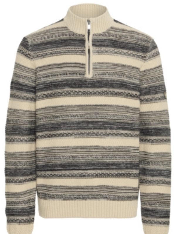 FQ1924 Striped  1/4 ZIP