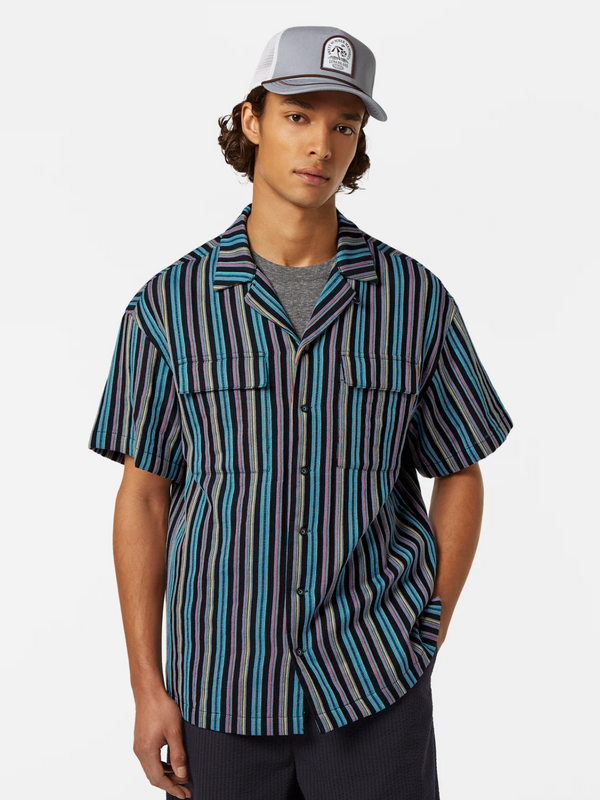 SCOTCH & SODA STRIPED SHORT SLEEVE SHIRT