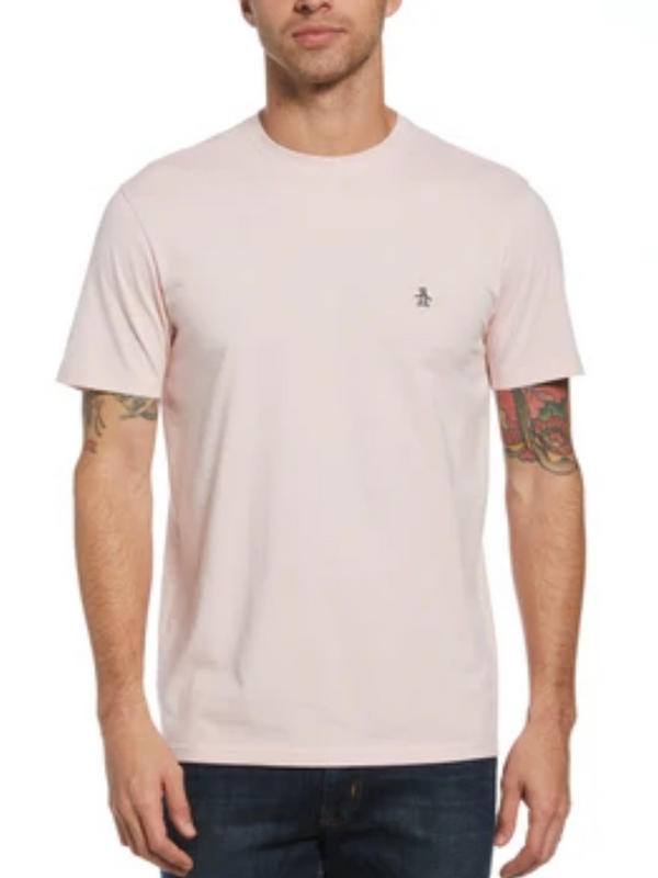 Original Penguin PARFAIT PINK Crewneck T-Shirt