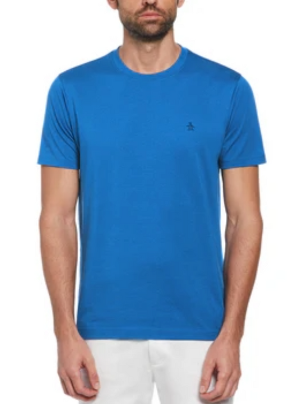 Original Penguin ibiza blue Crewneck T-Shirt