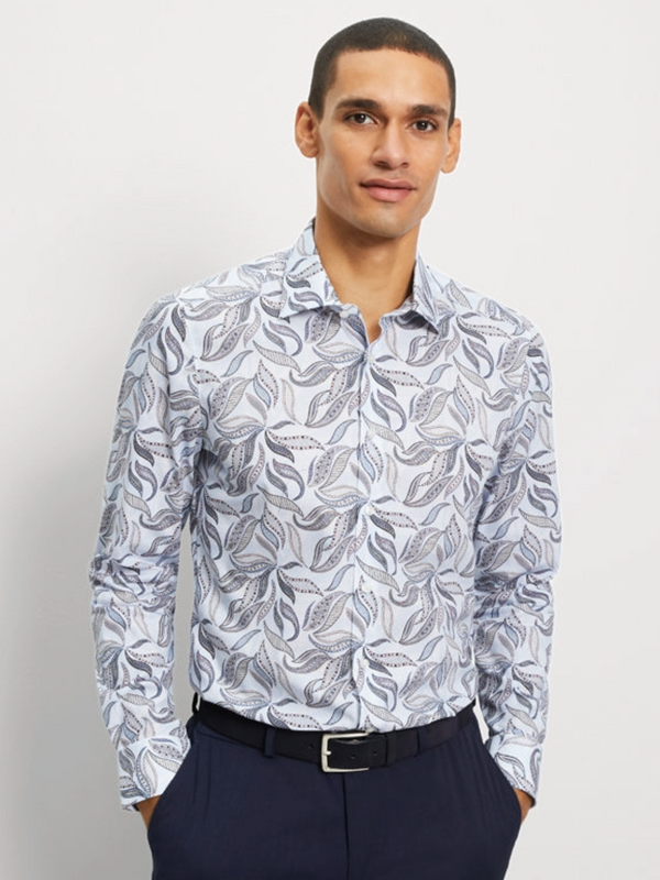 OLYMP FLORAL print BODY Fit Shirt