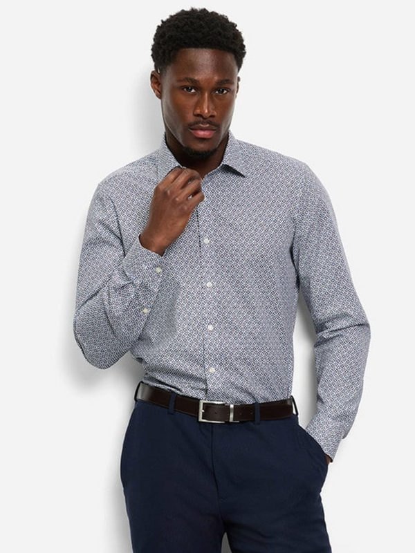 OLYMP Print Level 5 Body Fit Shirt