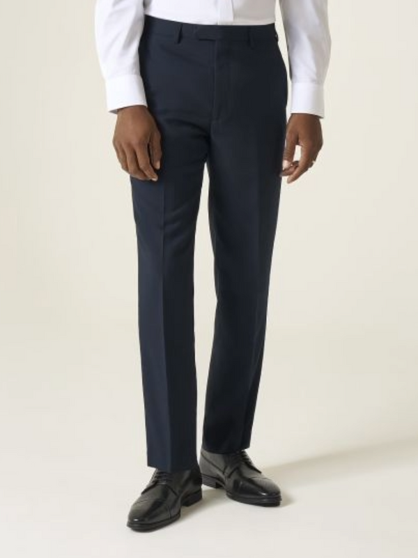 Skopes Ink Navy Tapered Fit Trousers