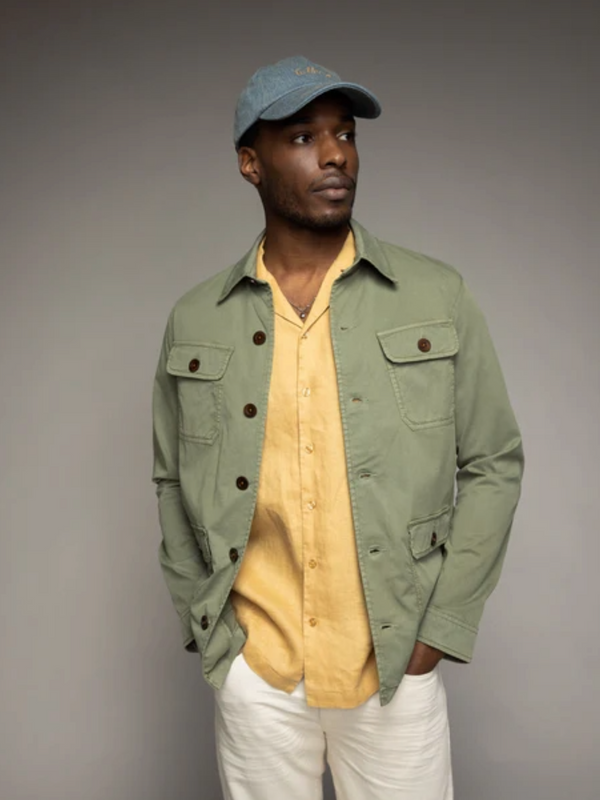 MOS MOSH OLIVE GREEN OVERSHIRT