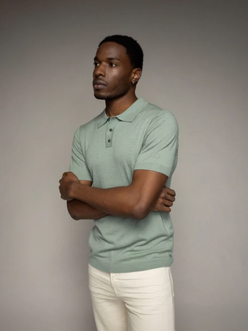 MOS MOSH MENTHOL SOFT KNIT POLO