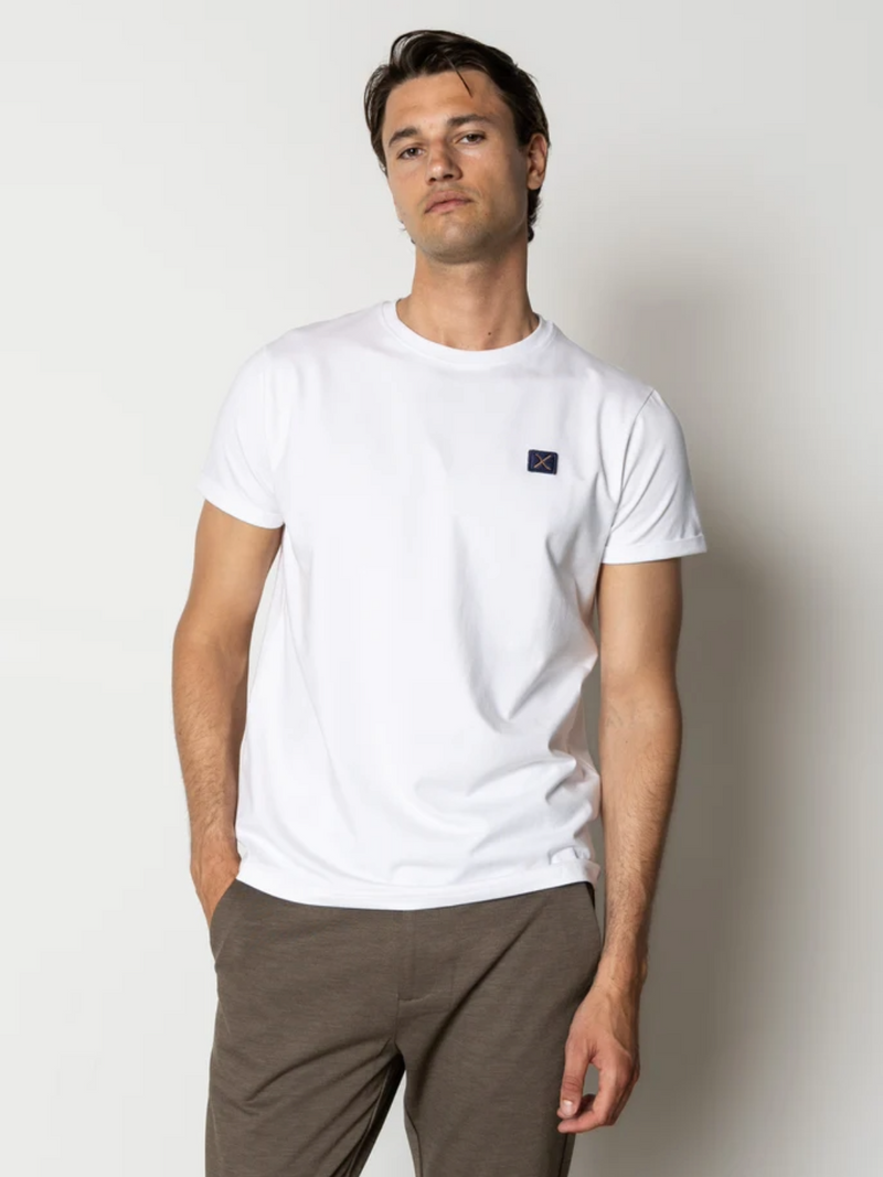 CLEAN CUT COPENHAGEN WHITE ORGANIC T-SHIRT