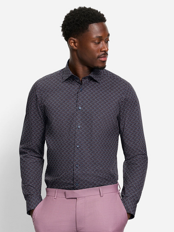 OLYMP Print Level 5 Body Fit Shirt