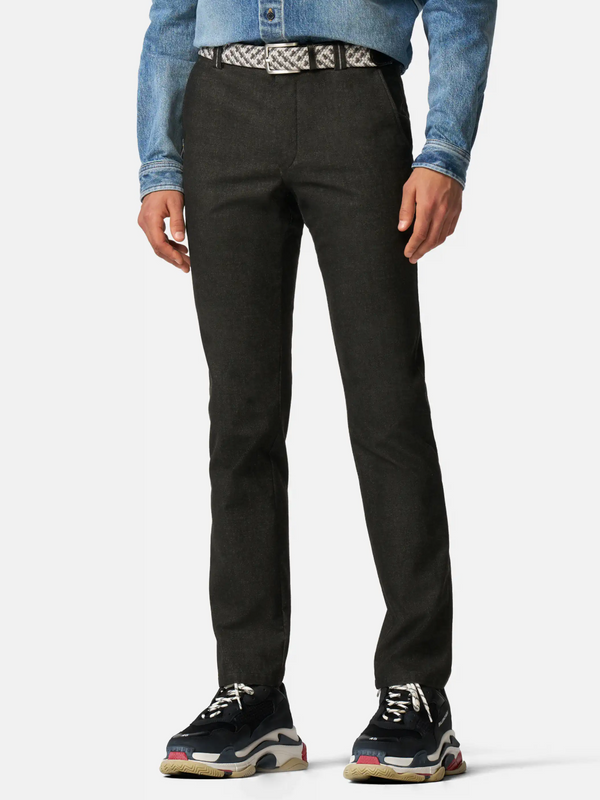 MEYER Bonn Charcoal Active Stretch Chino