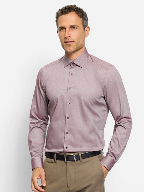 OLYMP Bordeaux Level 5 Body Fit Shirt
