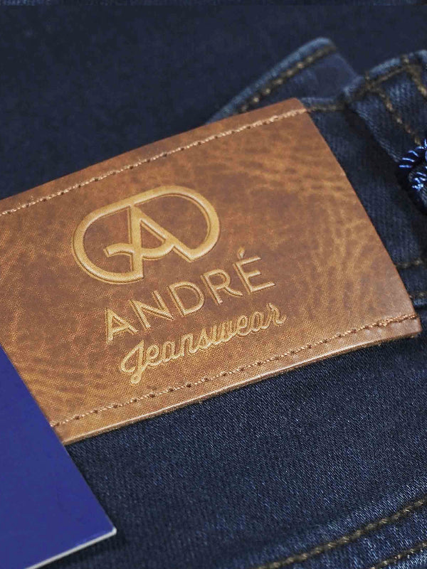 André Sanchez BLUE/BLACK Worn Jeans