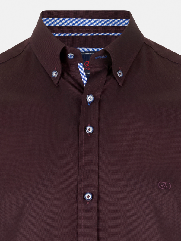 ANDRé JEANSWEAR BURGUNDY SHIRT