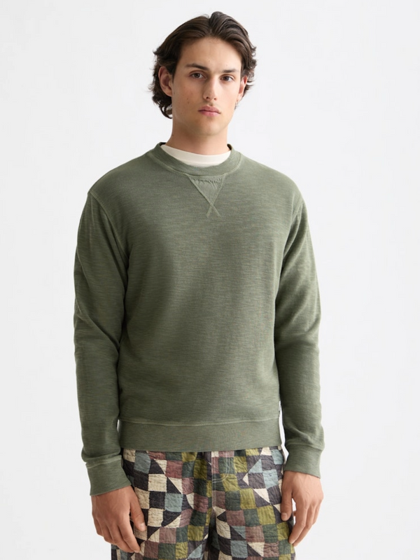 SCOTCH & SODA THYME STRUCTURED SWEATSHIRT