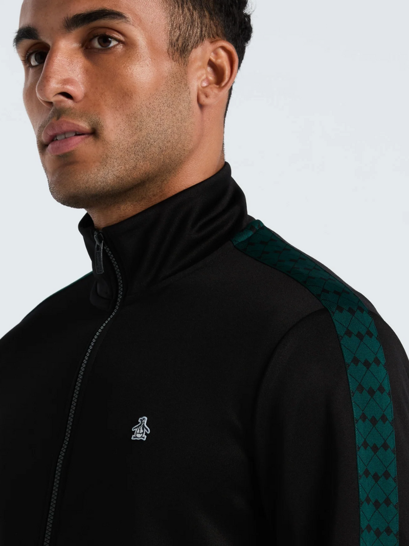 ORIGINAL PENGUIN BLACK TRACK TOP