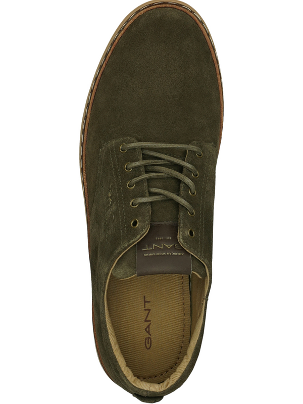 Gant Prepville Dark OLIVE Suede Sneakers