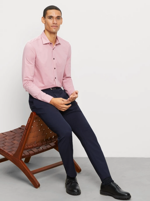 Olymp 24/Seven Mauve Body Fit Shirt