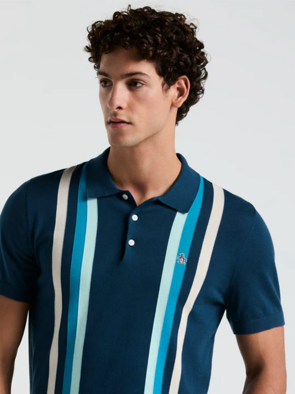 ORIGINAL PENGUIN VERTICAL STRIPE POLO