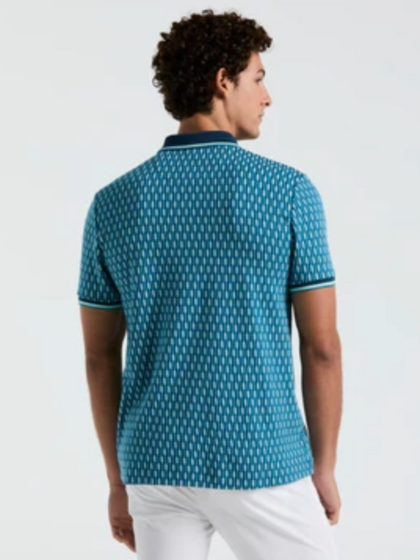 ORIGINAL PENGUIN MOSAIC BLUE POLO