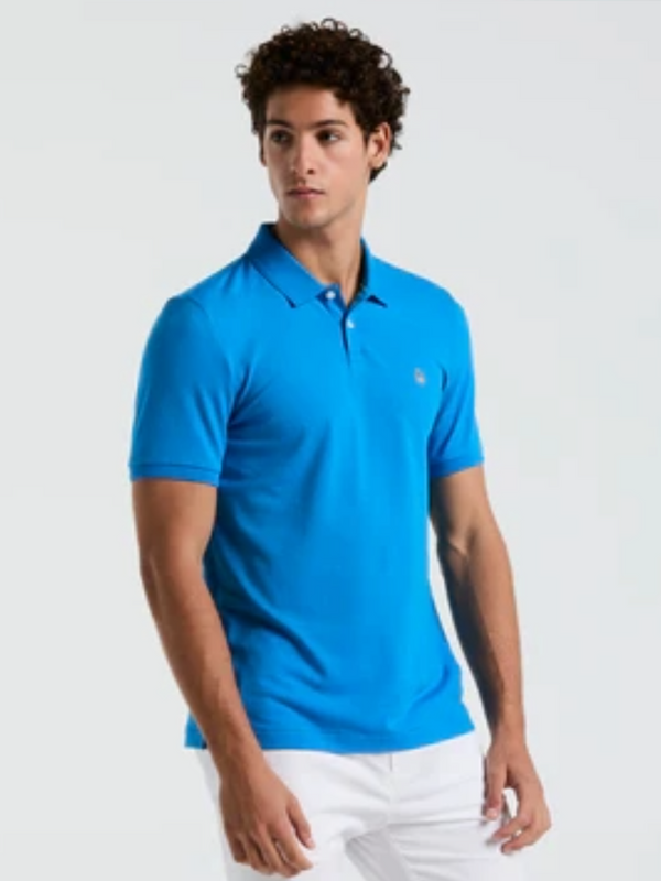 ORIGINAL PENGUIN  IBIZA BLUE POLO