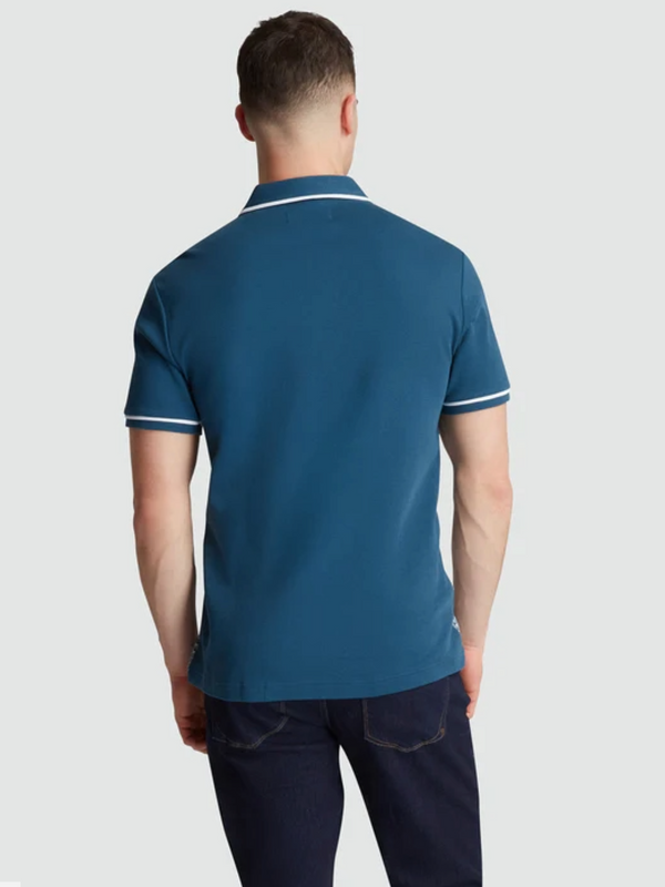 ORIGINAL PENGUIN  BLUE TEAL MOSAIC POLO