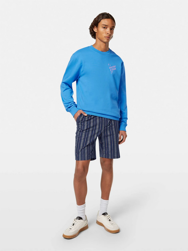 SCOTCH & SODA AQUA BLUE SWEATSHIRT