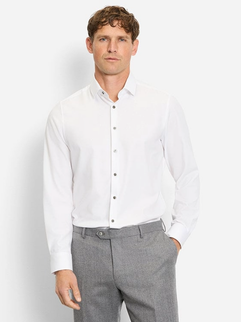 Olymp 24/Seven White Body Fit Shirt