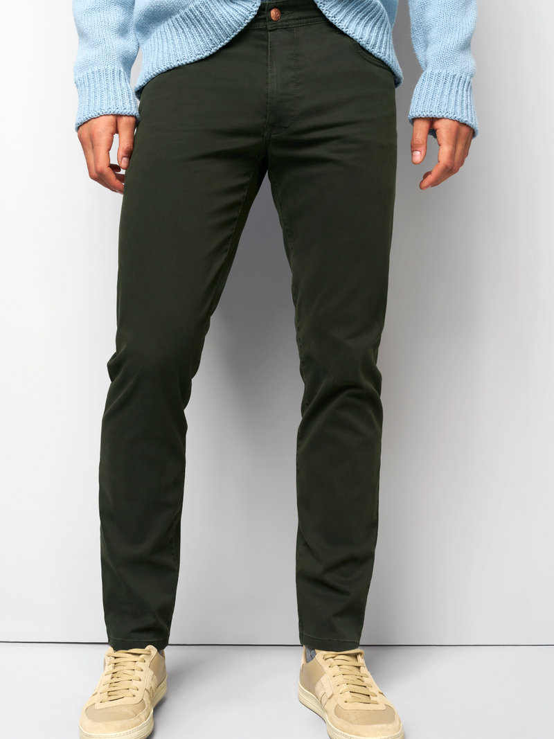 M5 DARK GReen 5 Pocket Chino
