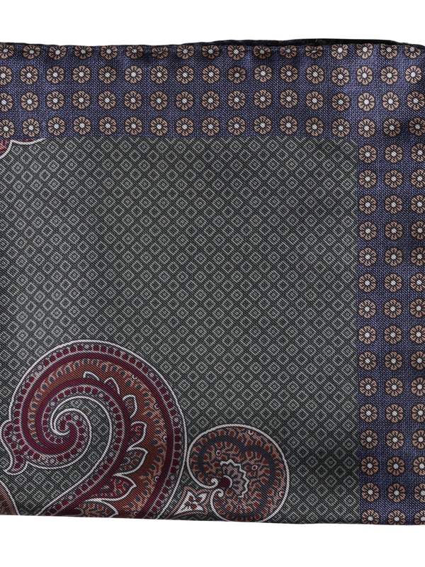 HOUSE OF AMANDA CHRISTENSEN OLIVE POCKET SQUARE