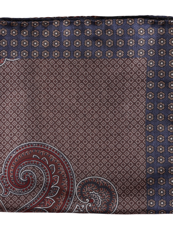 HOUSE OF AMANDA CHRISTENSEN NOUGAT POCKET SQUARE