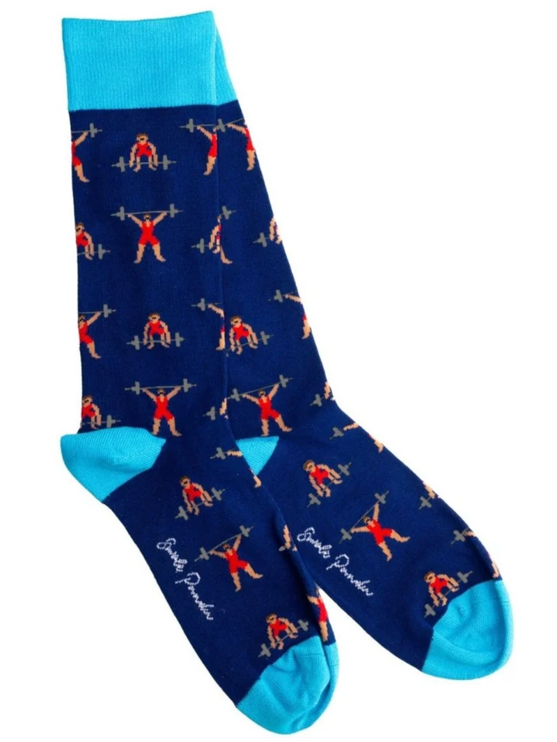 Swole Panda Bamboo Weightlifter Socks