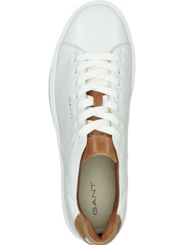 GANT White/TAN Leather Sneaker