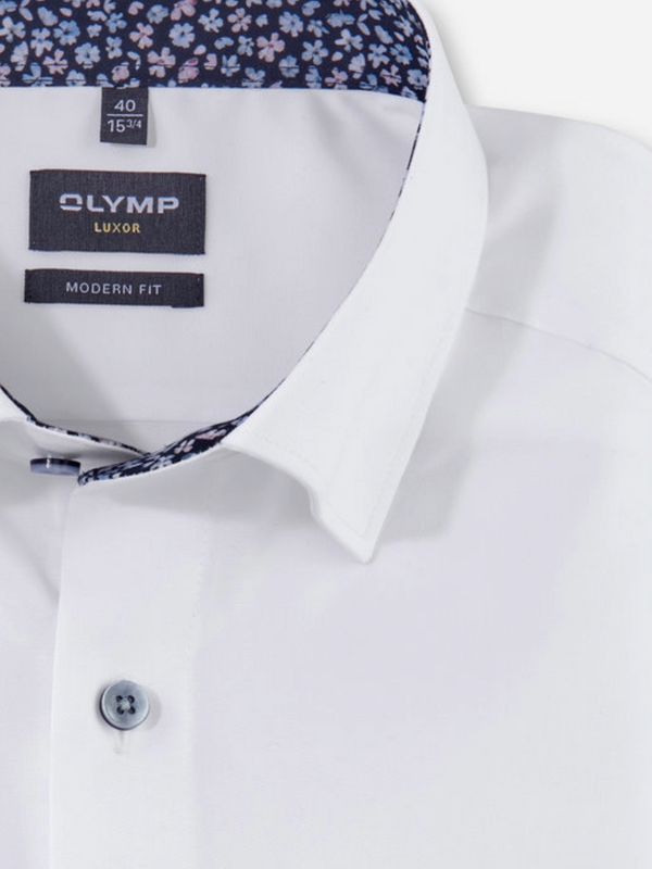 OLYMP White Luxor Modern Fit Shirt