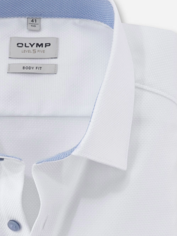 OLYMP White Level 5 Body Fit Shirt