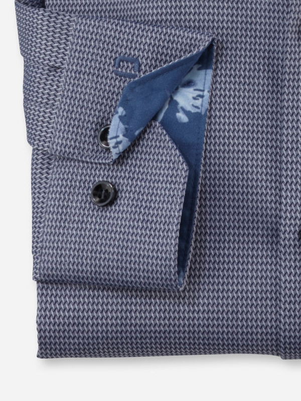 Olymp Navy Super Slim Shirt
