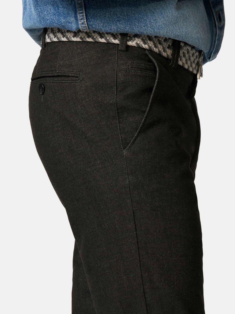 MEYER Bonn Charcoal Active Stretch Chino