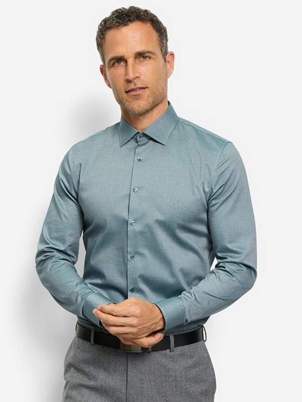 OLYMP MINT GREEN No. 6 Super Slim Fit Shirt