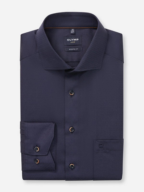 OLYMP LUXOR MODERN FIT  Midnight Blue SHIRT