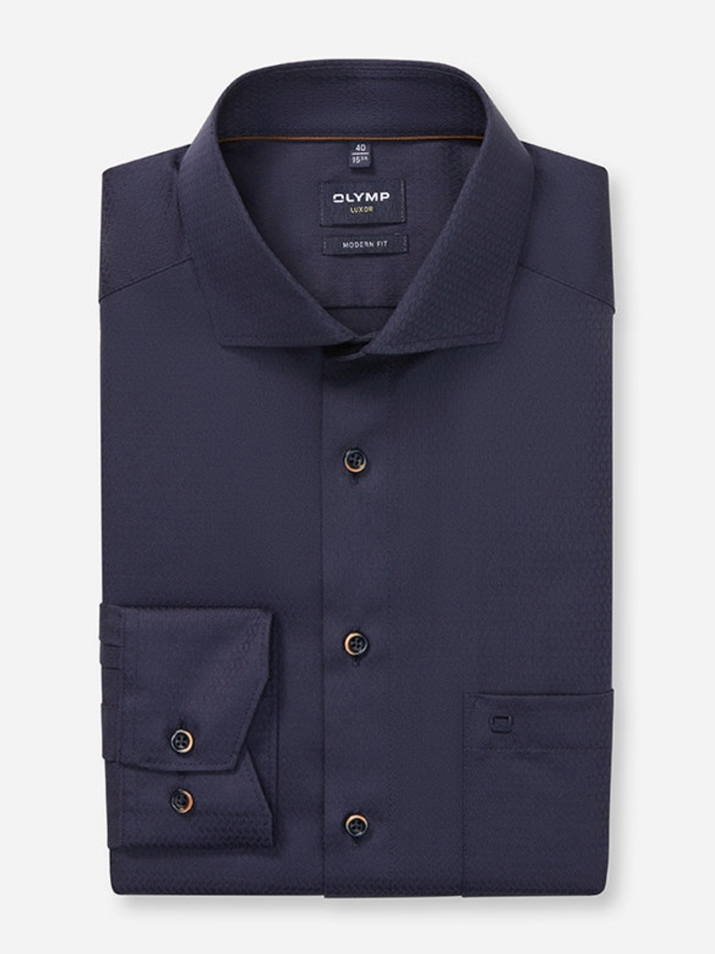 OLYMP LUXOR MODERN FIT  Midnight Blue SHIRT