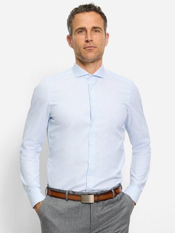OLYMP Blue Level 5 BODY Fit Shirt