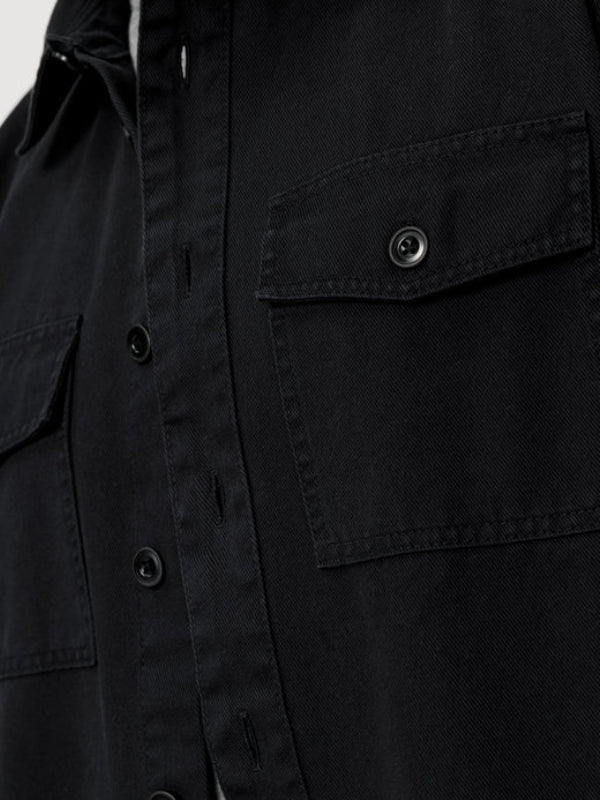 OLYMP Black OVERSHIRT