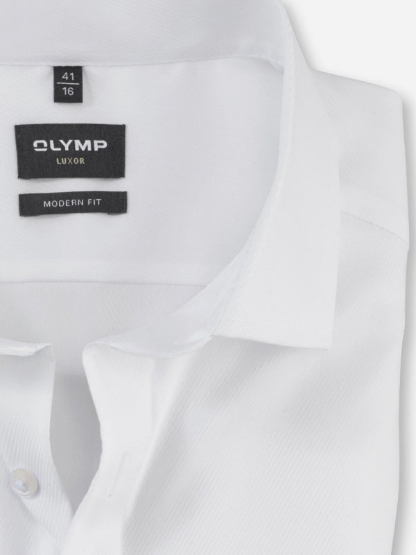 Olymp Luxor Modern Fit Diagonal Twill Shirt