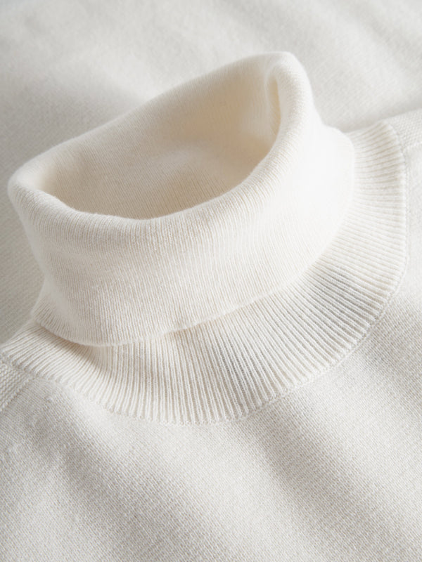 GABBA OFF WHITE ROLL NECK