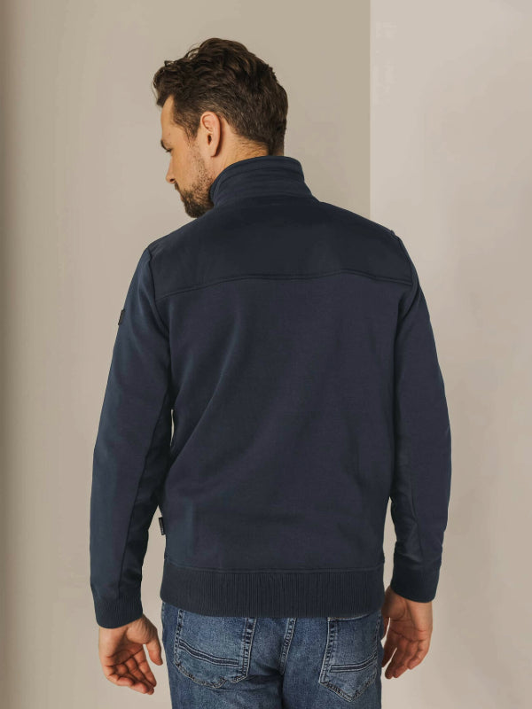 STATE OF ART DARK NAVY FULL ZIP JACKET