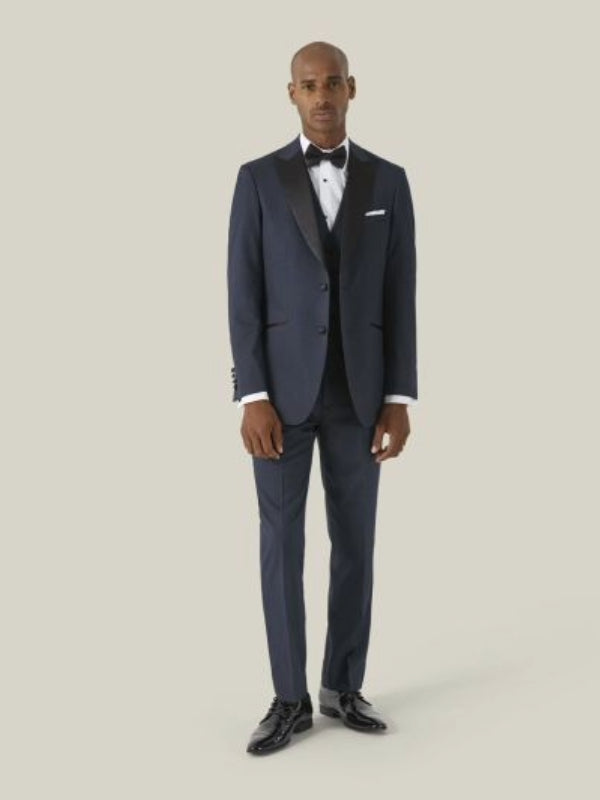 Skopes Navy Geometric Tuxedo JACKET