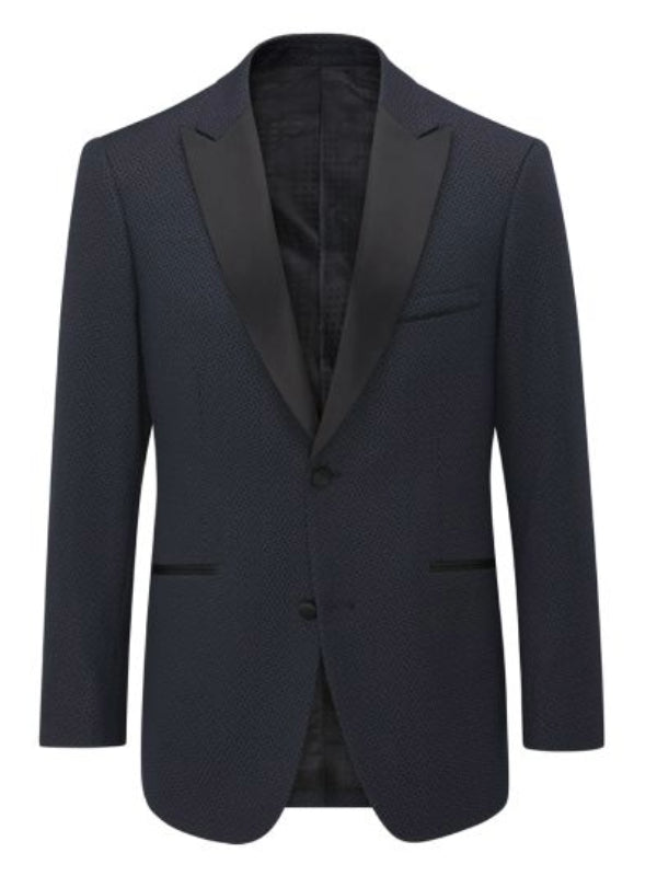 Skopes Navy Geometric Tuxedo JACKET