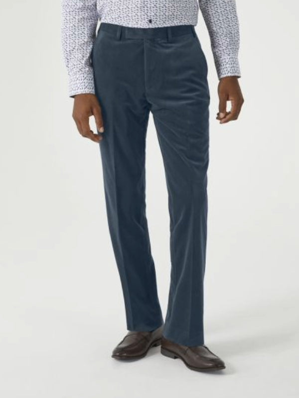 SKOPES TEAL CORD TROUSER