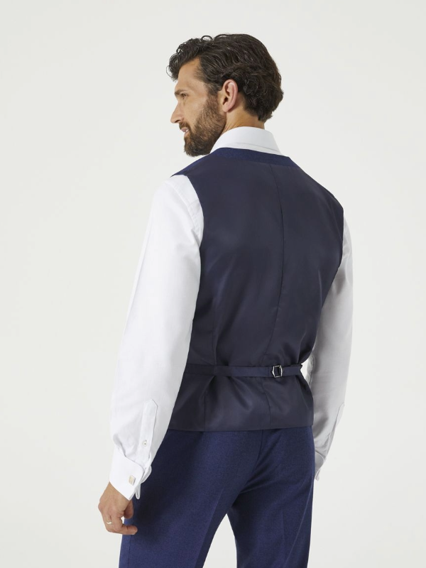 SKOPES Navy Blue marl WAISTCOAT