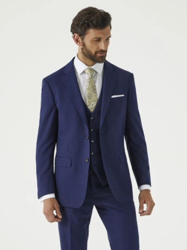 SKOPES Navy Blue Marl Suit Jacket