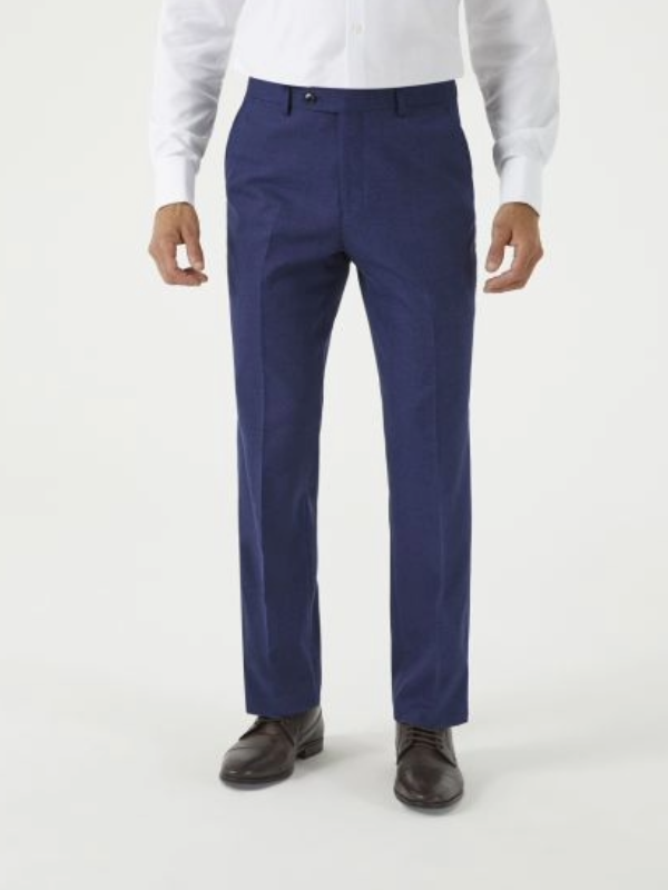 SKOPES NAVY Blue Marl SUIT TROUSER