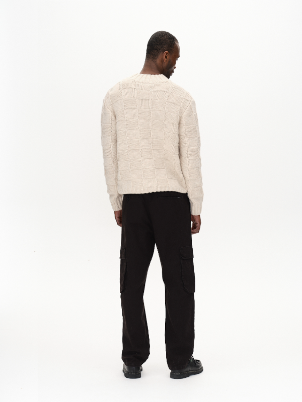 GABBA SAND CASHMERE WOOL JUMPER